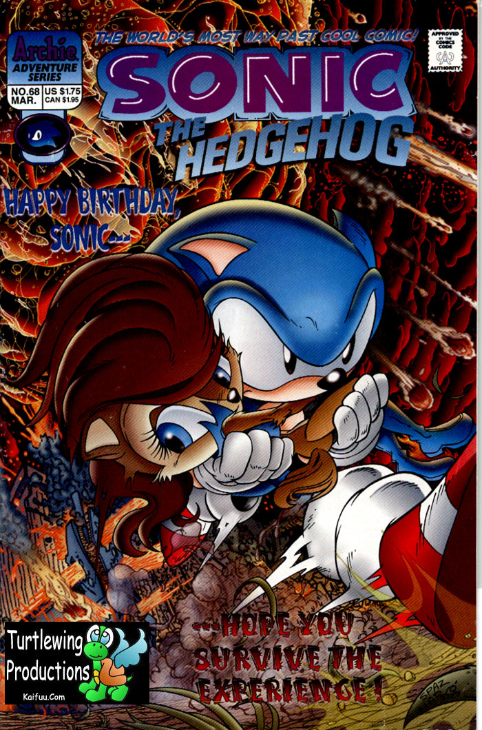 Sonic - Archie Adventure Series March 1999 Comic cover page